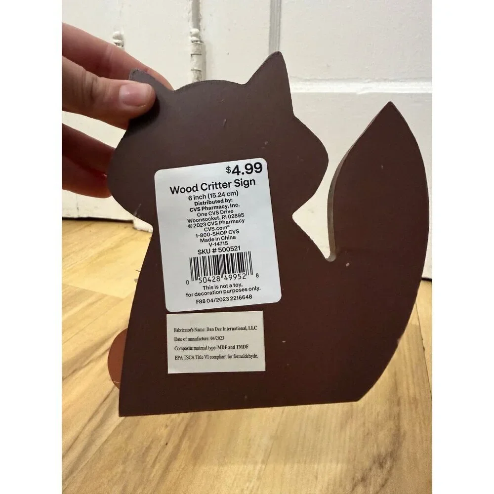 Harvest Welcome fox decor